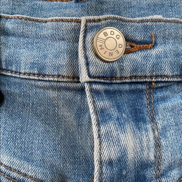 BDG Super High -Rise Faded Stretch 90s Style Skinny Jeans 28 - Picture 9 of 14